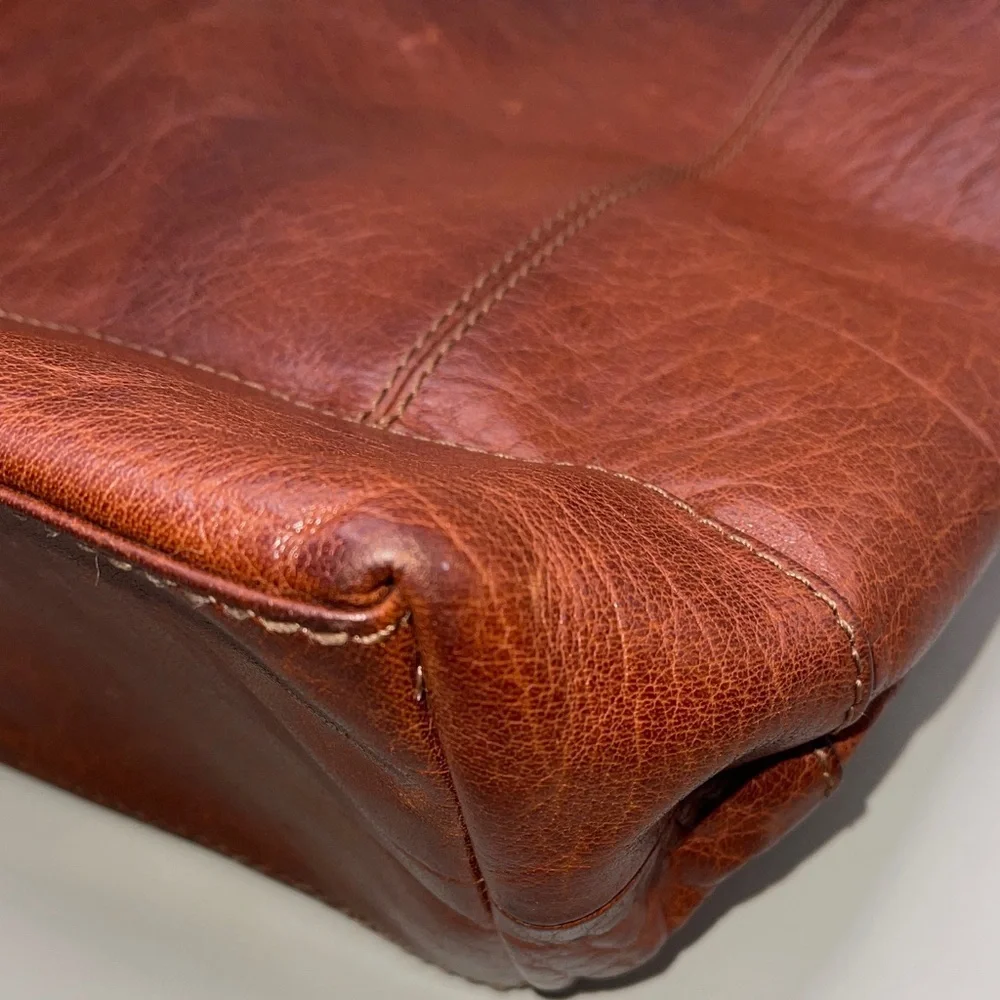 Diba True Substantial Elegant Hearty Brown Leather Shoulder Bag by Diba True